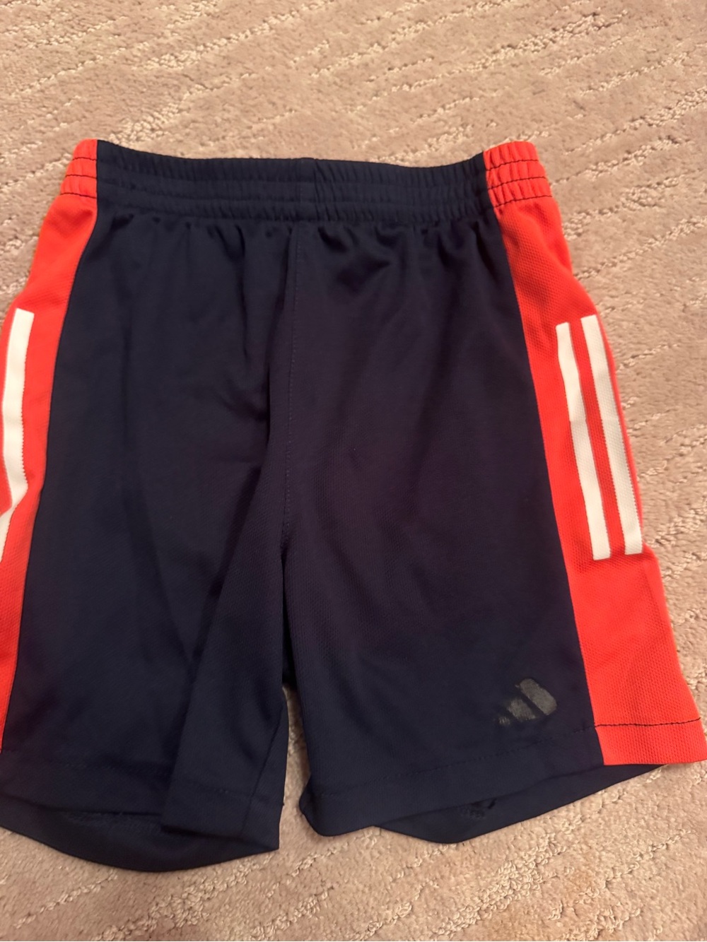Navy and Red boys Athletic Shorts